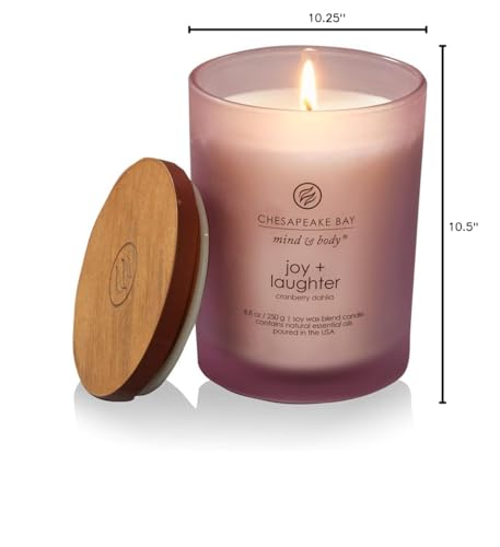 Chesapeake Bay Candle Scented Candle Peace + Tranquility (cashmere jasmine) 3-Wick Coffee Table Jar