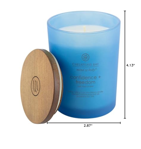 Chesapeake Bay Candle Scented Candle Peace + Tranquility (cashmere jasmine) 3-Wick Coffee Table Jar