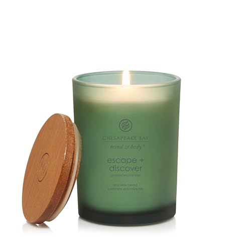 Chesapeake Bay Candle Scented Candle Peace + Tranquility (cashmere jasmine) 3-Wick Coffee Table Jar