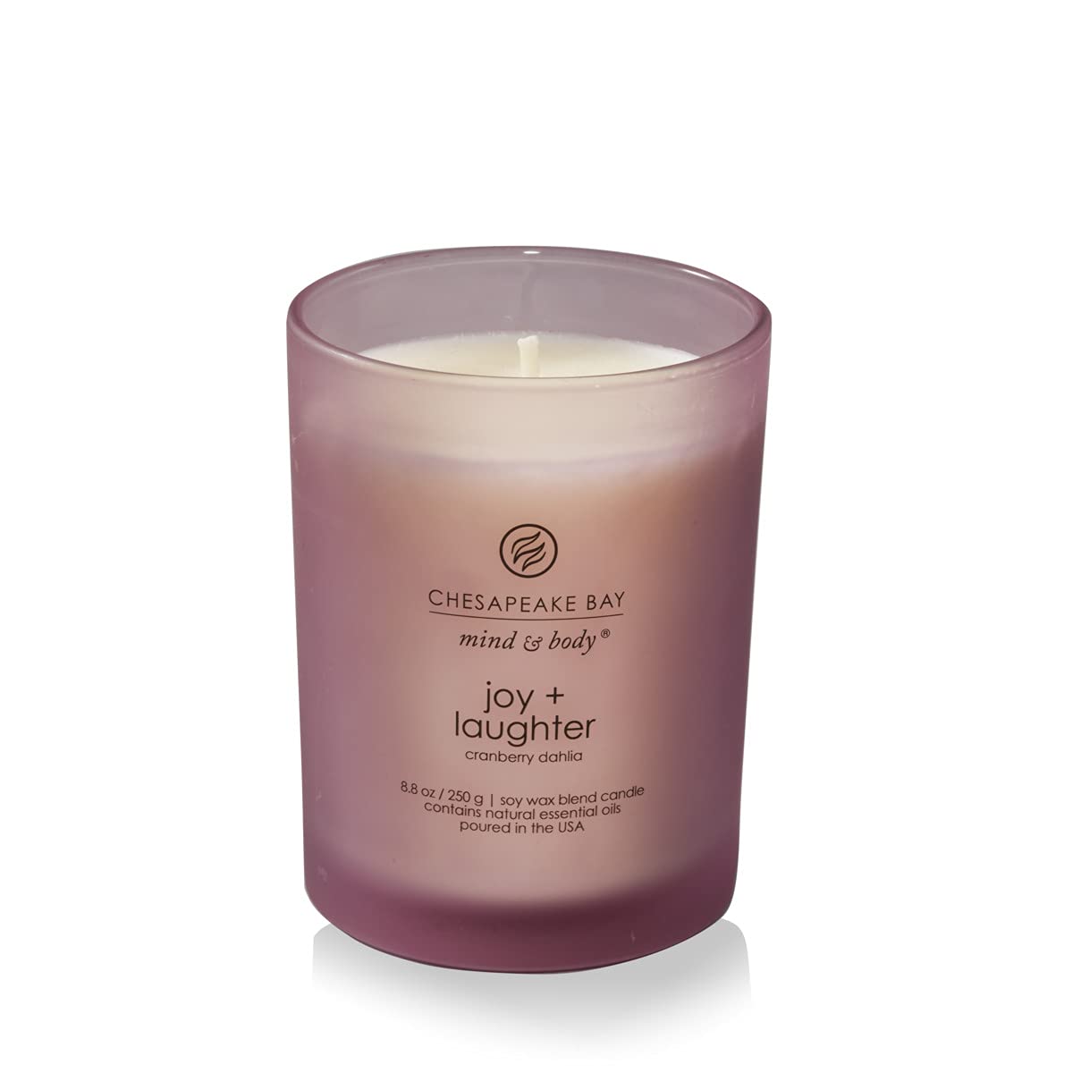 Chesapeake Bay Candle Scented Candle Peace + Tranquility (cashmere jasmine) 3-Wick Coffee Table Jar