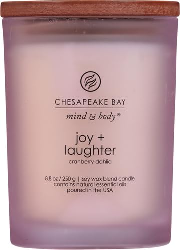 Chesapeake Bay Candle Scented Candle Peace + Tranquility (cashmere jasmine) 3-Wick Coffee Table Jar