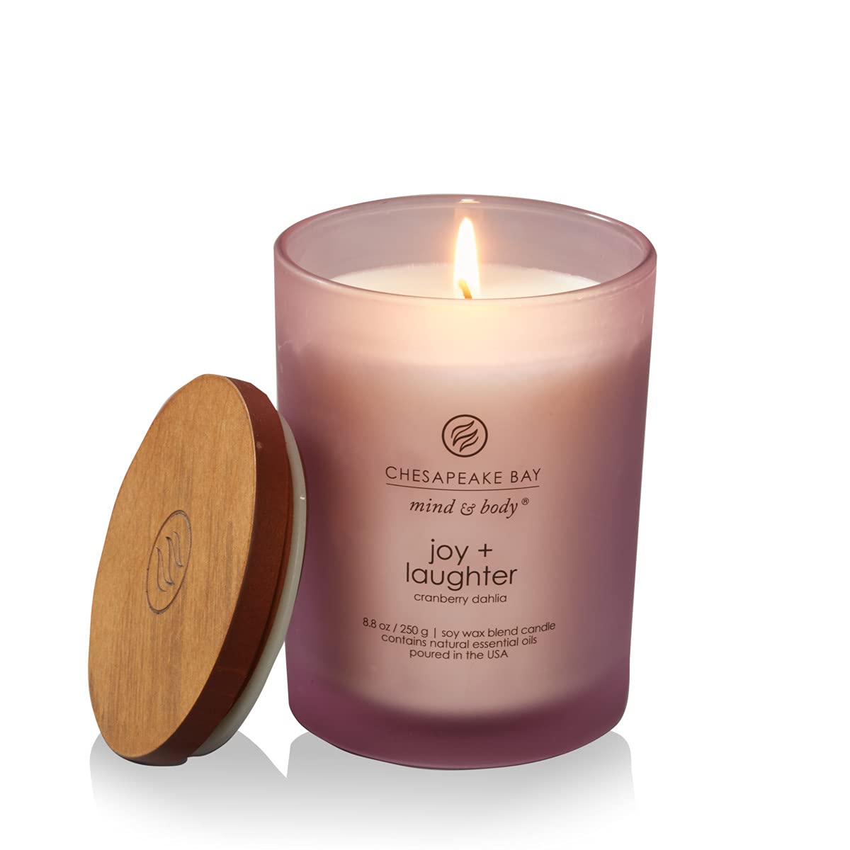 Chesapeake Bay Candle Scented Candle Peace + Tranquility (cashmere jasmine) 3-Wick Coffee Table Jar