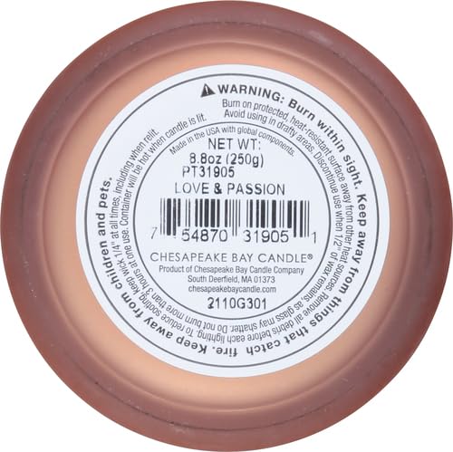 Chesapeake Bay Candle Scented Candle Peace + Tranquility (cashmere jasmine) 3-Wick Coffee Table Jar