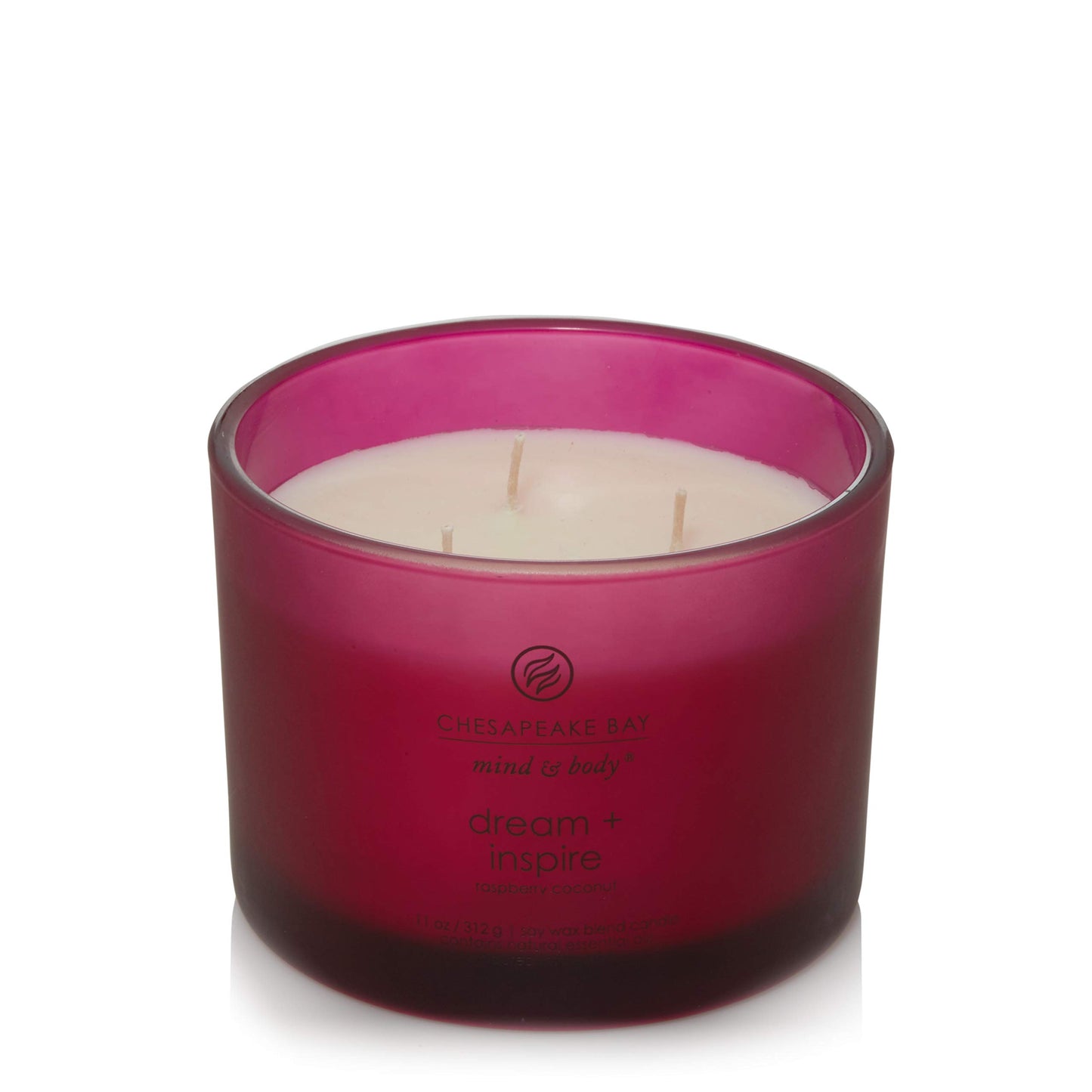 Chesapeake Bay Candle Scented Candle Peace + Tranquility (cashmere jasmine) 3-Wick Coffee Table Jar