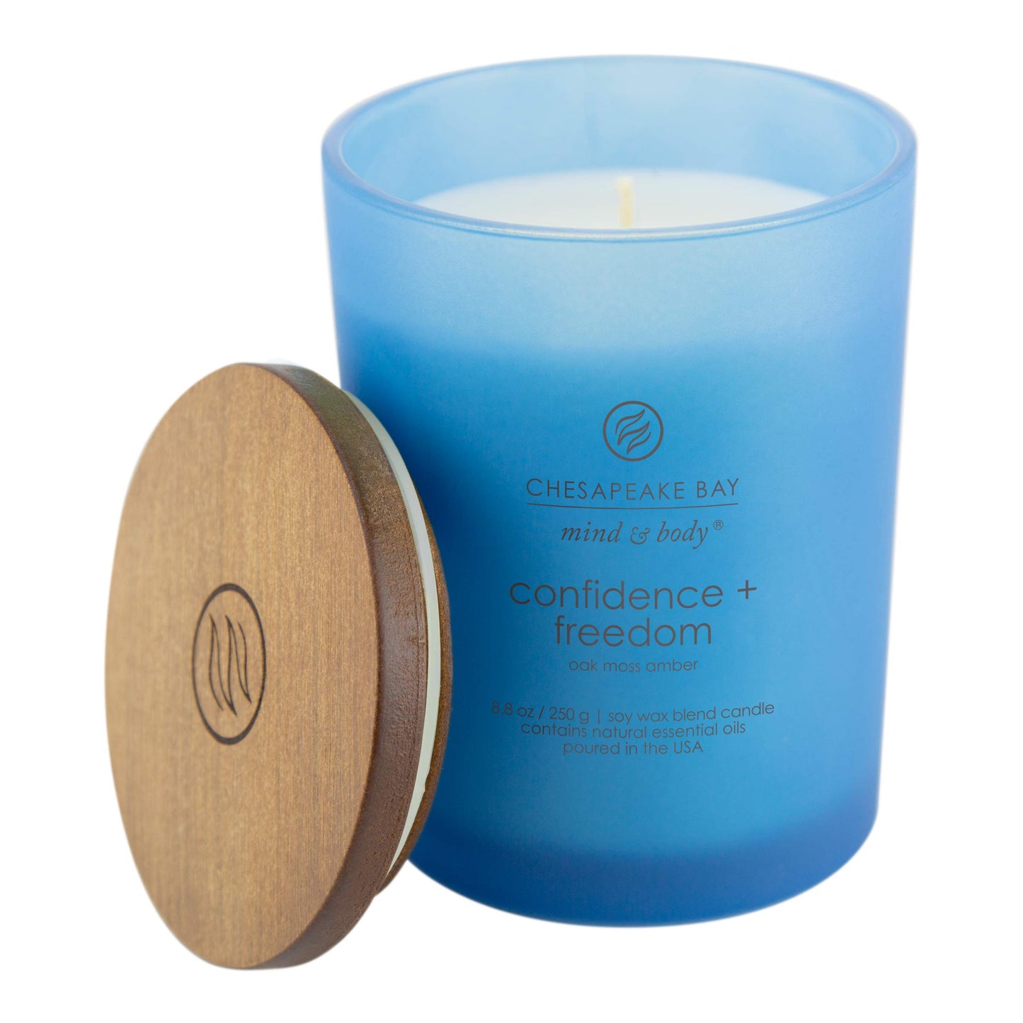 Chesapeake Bay Candle Scented Candle Peace + Tranquility (cashmere jasmine) 3-Wick Coffee Table Jar